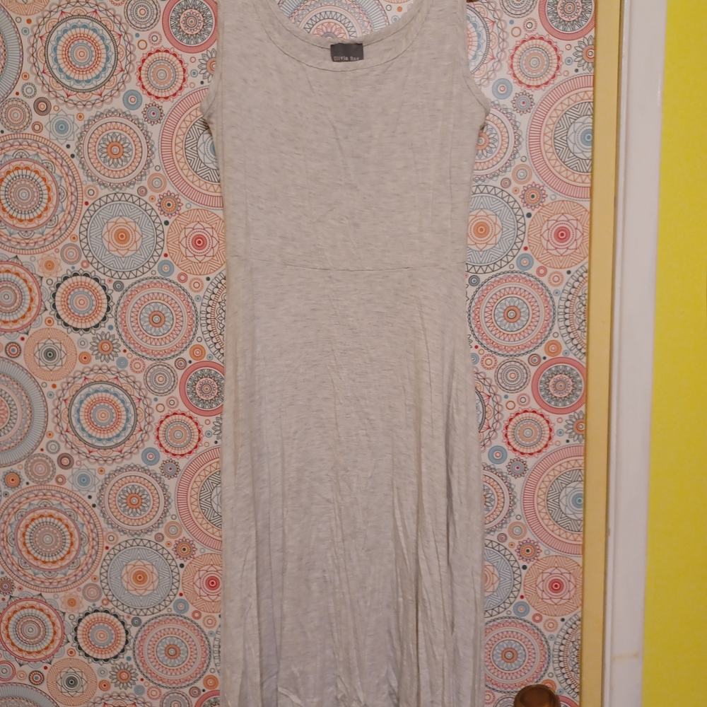 Olivia Rae Heather Gray Midi Dress